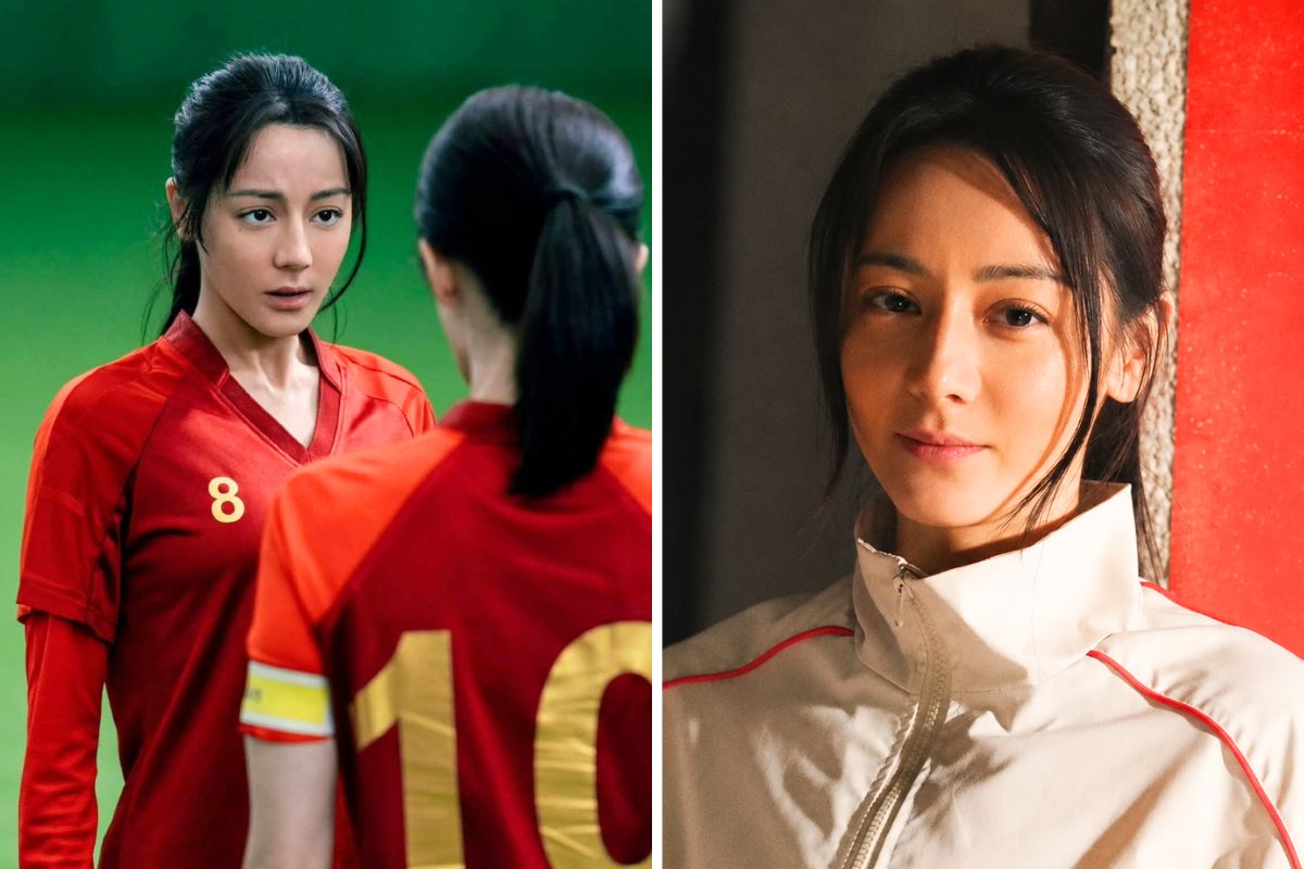 Địch Lệ Nhiệt Ba lột xác về hình tượng trong “Đội bóng nữ Kungfu“. Ảnh: Xinhua