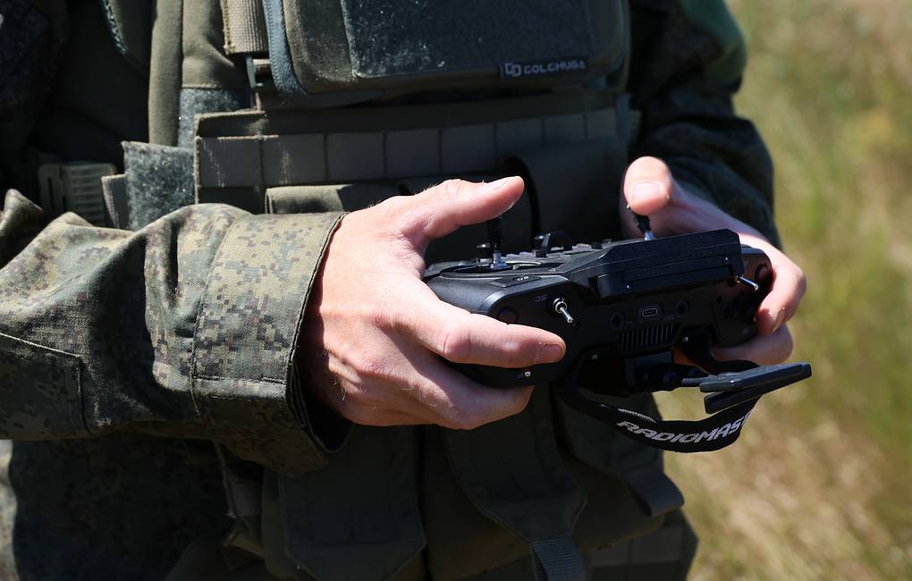 Russia said it attacked with a Geran-4 Seeker unmanned aerial vehicle (UAV) on a Ukrainian army locomotive. Photo: TASS
