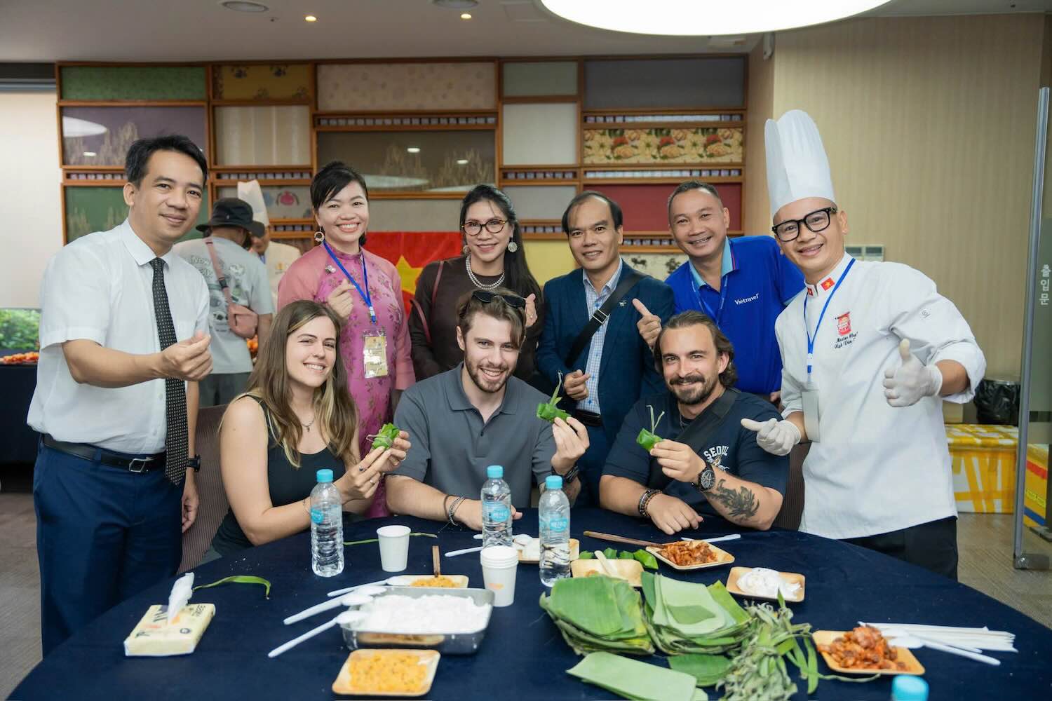 Hue cuisine is promoted at the program, increasing tourism connectivity. Photo: Provided by Hue Ancient Citadel Relic Preservation Center.