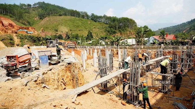 Đà Nẵng yêu cầu quyết liệt đẩy nhanh tiến độ xây dựng 6 trường nội trú khu vực biên giới. Ảnh: Trà Ban