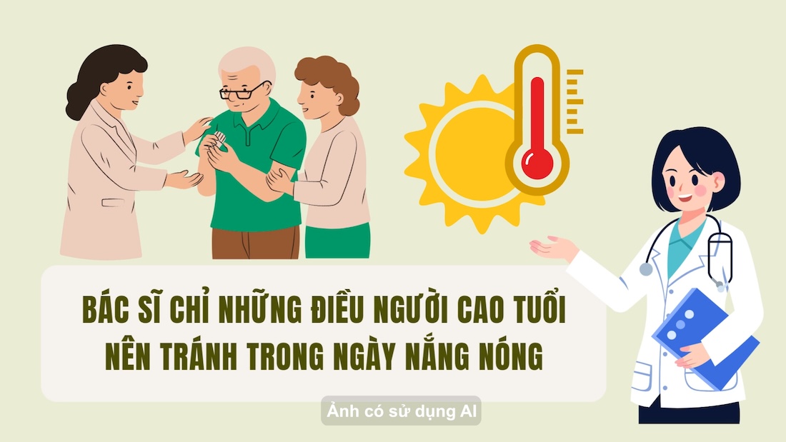 Doctors point out things elderly people should avoid on hot sunny days