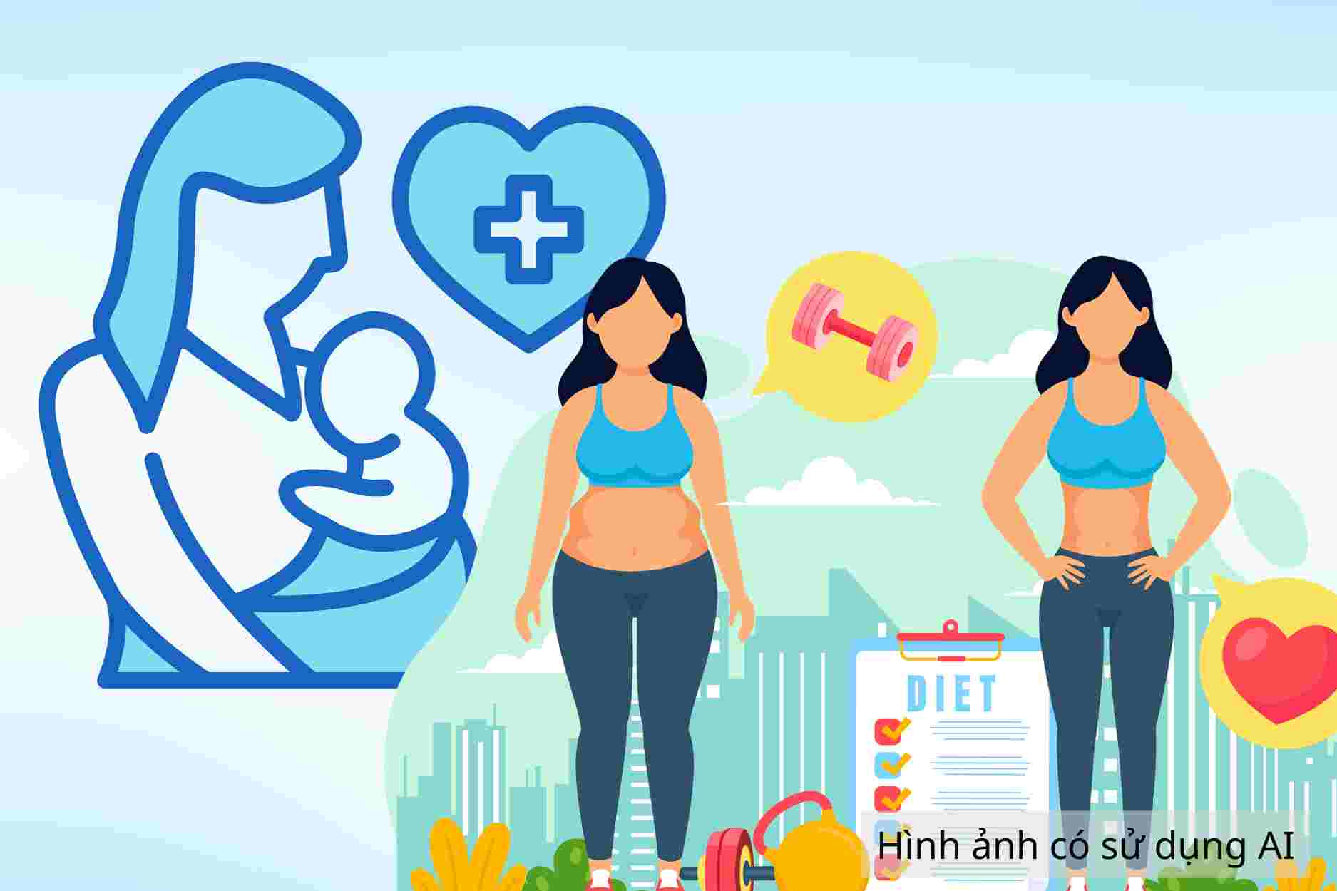 How to maintain an ideal weight safely and effectively after giving birth