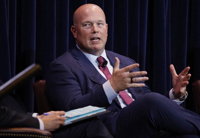 Đại sứ Mỹ tại NATO Matthew Whitaker. Ảnh: AFP