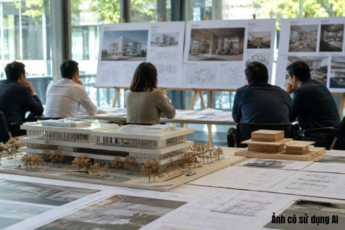 Guidance on determining public works belonging to works subject to architectural design competition. Photo: AI