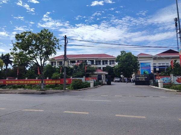 Trụ sở UBND xã Ô Diên, Hà Nội. Ảnh: Xuyên Đông