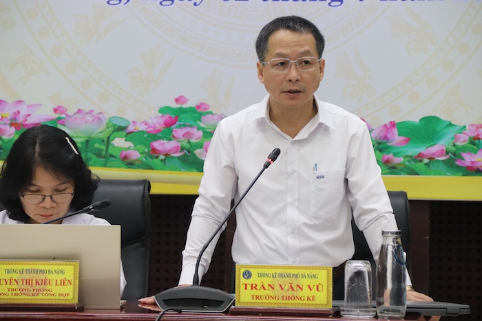 Ông Trần Văn Vũ, Trưởng Thống kê Đà Nẵng. Ảnh: Nguyễn Linh