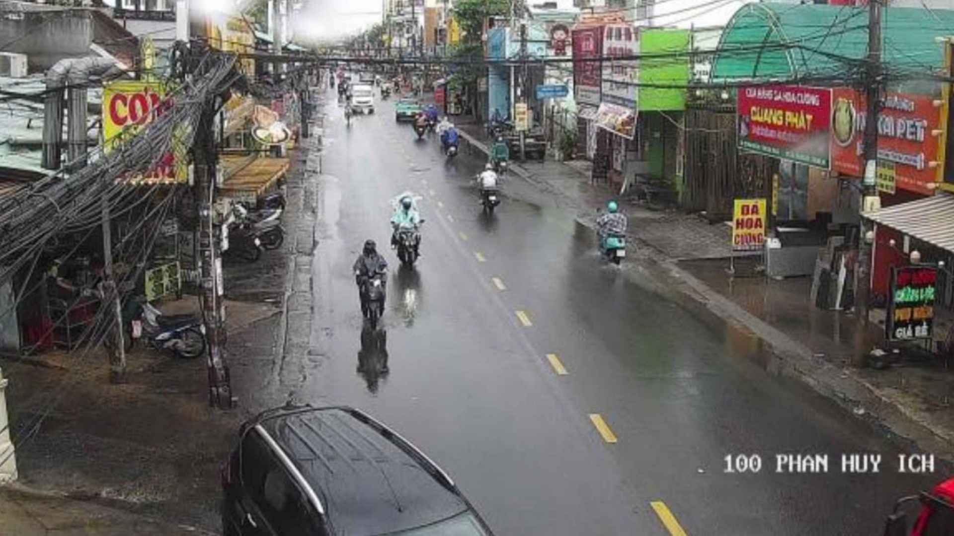 Mưa dông diễn ra chiều 2.7 tại TPHCM. Ảnh: UDI Maps
