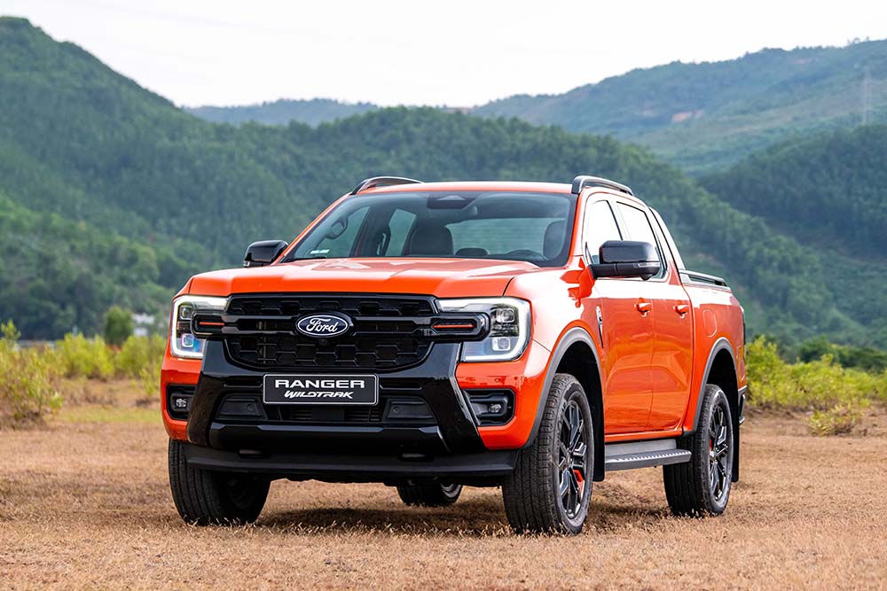 Ford Ranger pickup trucks are upgraded in some operating and technology items in the Vietnamese market. Photo: Ford Vietnam.