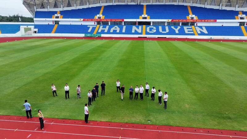 Thai Nguyen Provincial Stadium. Photo: Thai Nguyen GOP