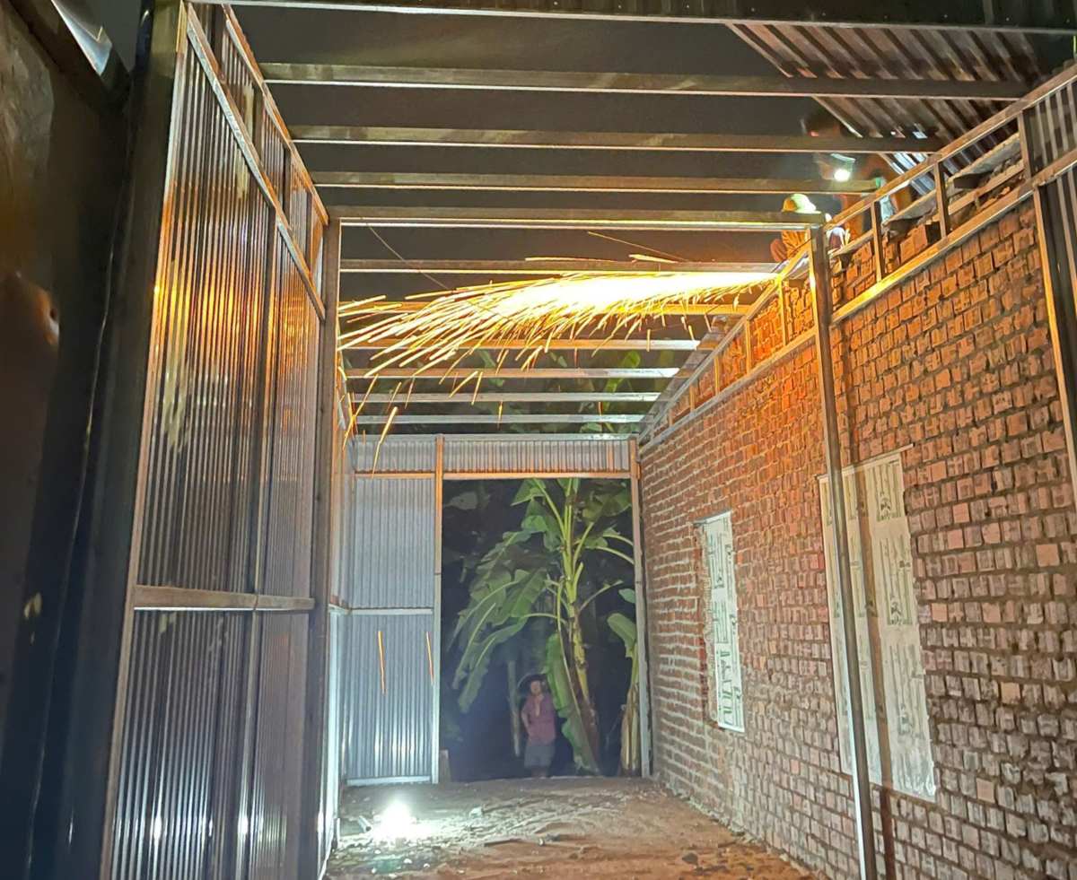 Violating construction. Photo: E-Portal of Le Ich Moc ward, Hai Phong