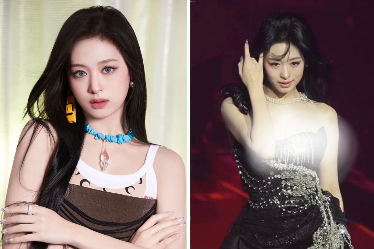 Ahyeon's (Baby Monster) performance costume is considered too tight and easily revealing. Photo: cut from video