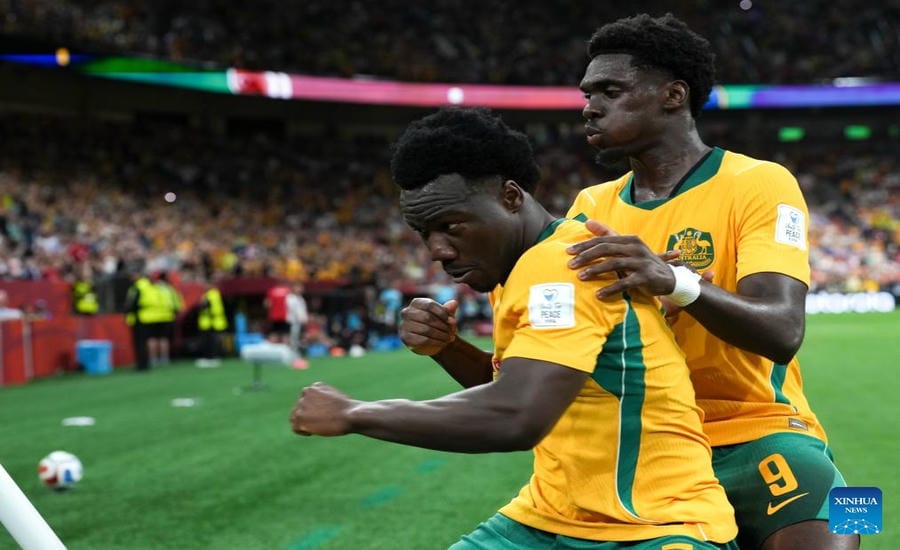 The Australian team is the last hope of Asian football at the 2026 World Cup, but they are not an Asian nation. Photo: Xinhua