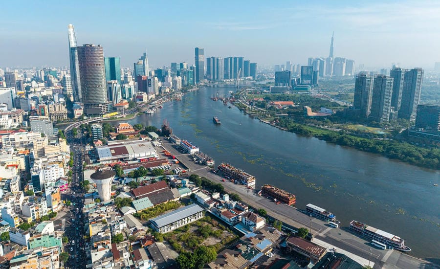 The Ben Nha Rong - Khanh Hoi Cultural Park and Ben Bach Dang Public Greenery project has a total investment of 29,317 billion VND. Photo: Anh Tu