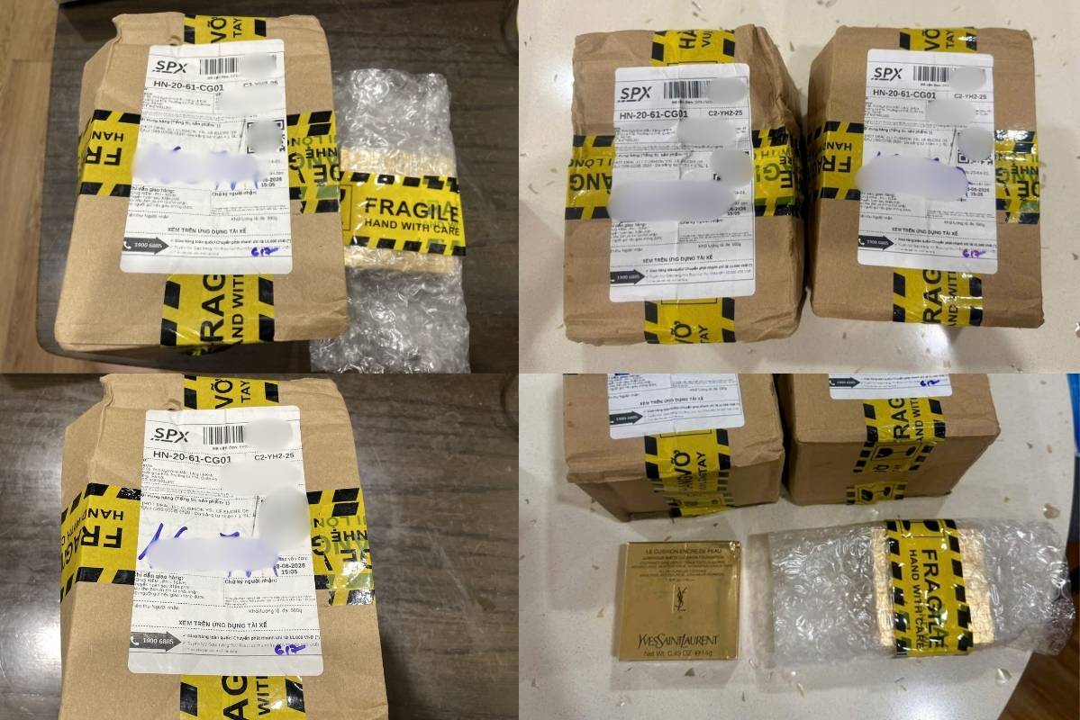 Consumer orders placed through the TikTok platform are redirected to fake websites. Photo: PV