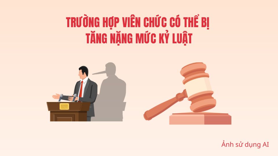 Cases of civil servants being heavily disciplined. Photo using AI
