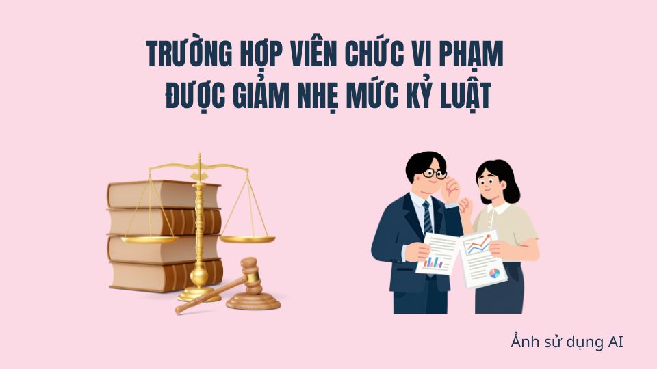 Cases where civil servants are given reduced disciplinary action