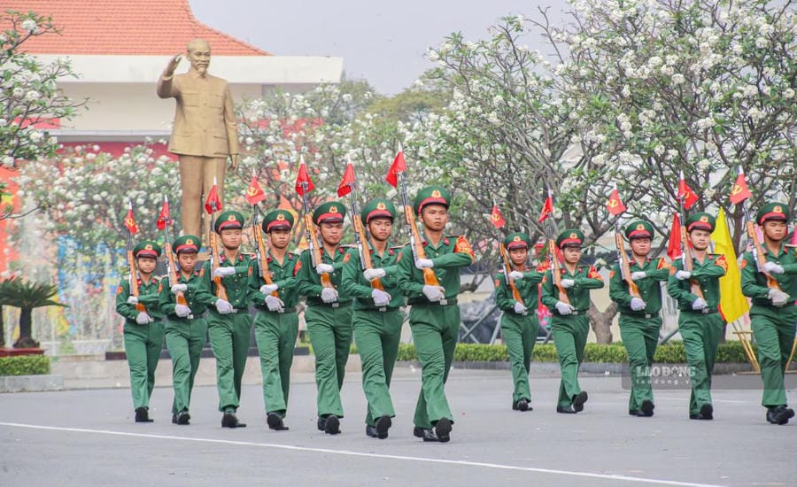 Ho Chi Minh City Armed Forces organize annual training deployments. Photo: Anh Tu