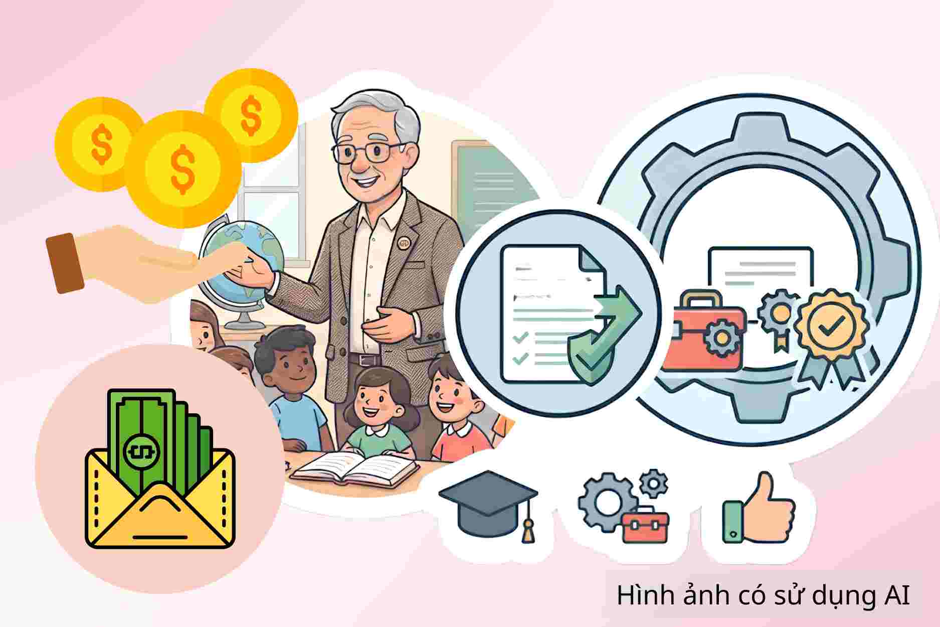 Salary and allowances for full-time contract teachers after retirement