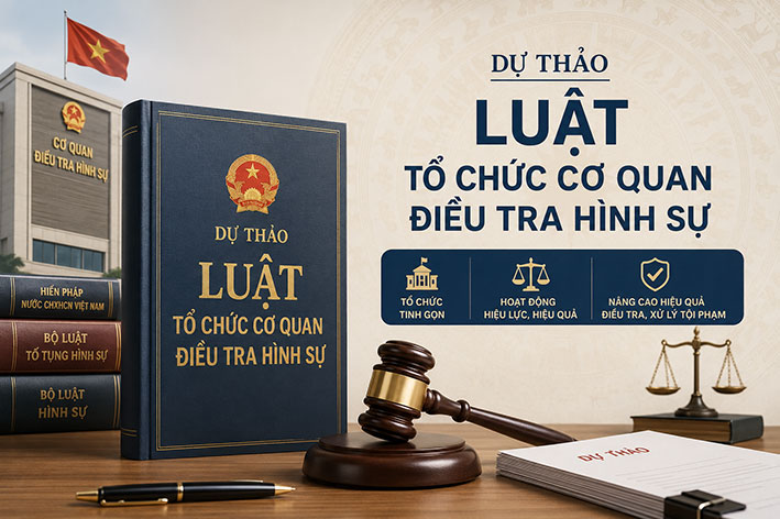 Cơ quan soạn thảo đang đề xuất mới về quyền hạn của Cơ quan An ninh điều tra Bộ Công an. Ảnh: Quang Việt (Đồ họa được hỗ trợ bởi công cụ AI)