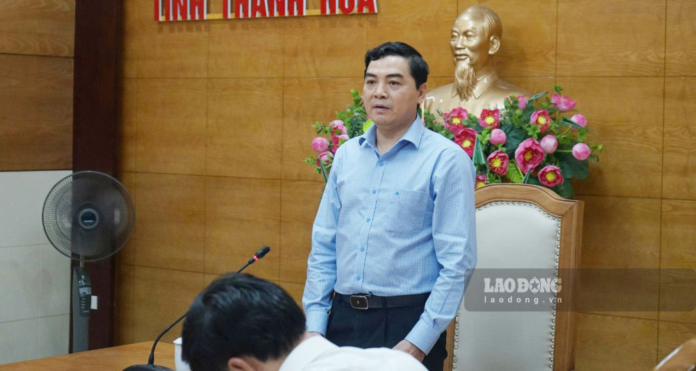 Mr. Nguyen Hoai Anh - Member of the Party Central Committee, Chairman of Thanh Hoa Provincial People's Committee was transferred and appointed to hold the position of Standing Deputy Minister of Ethnic Minorities and Religious Affairs. Photo: Quach Du