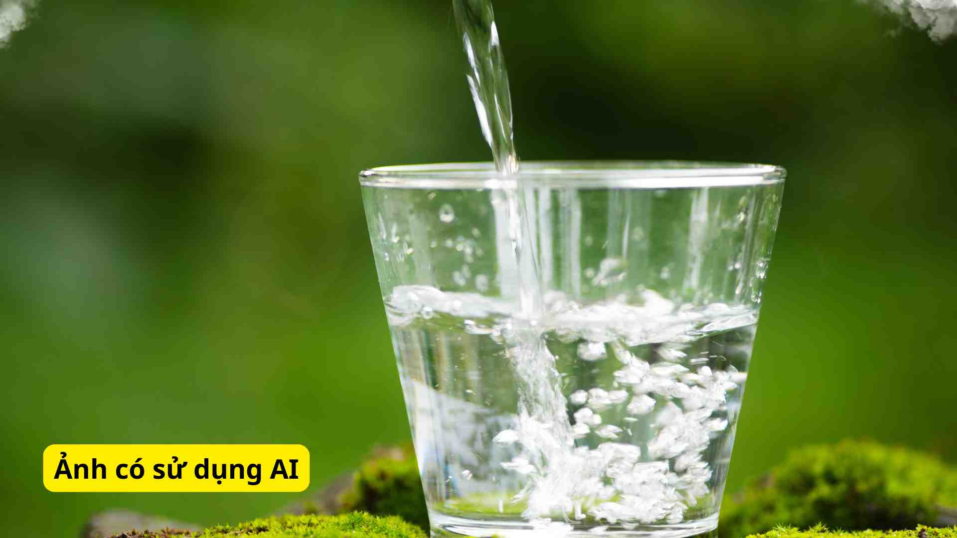 Maintaining enough water each day is important for the body, supporting the excretion of uric acid. Photo: Nguyen Ly/ Photo using AI