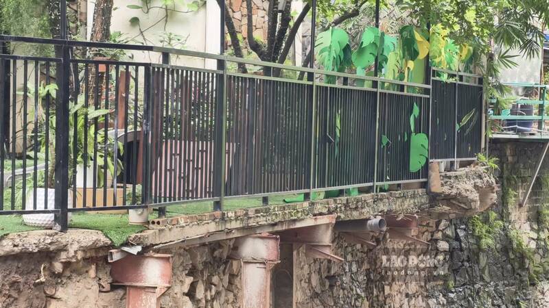 Công trình lấn suối Làng Đanh đã được tháo dỡ. Ảnh: Việt Bắc