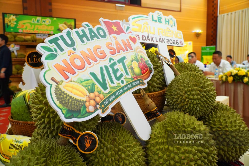 Lễ hội Sầu riêng Đắk Lắk năm 2026 với chủ đề “Sầu riêng Đắk Lắk - Kết nối vươn xa“. Ảnh: Hạo Thiên