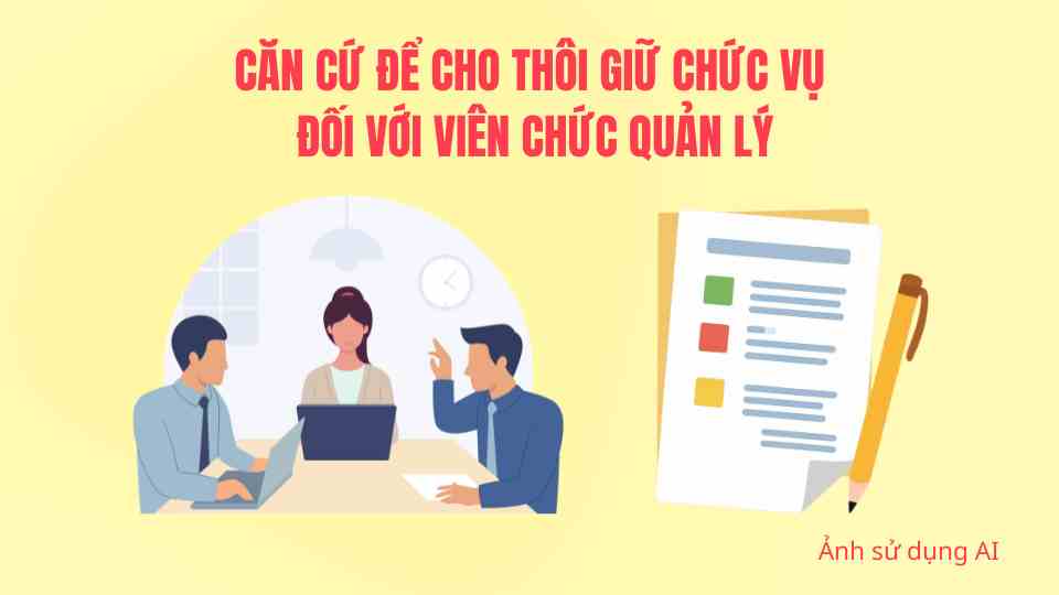 Basis for dismissal of management officials. Photo using AI