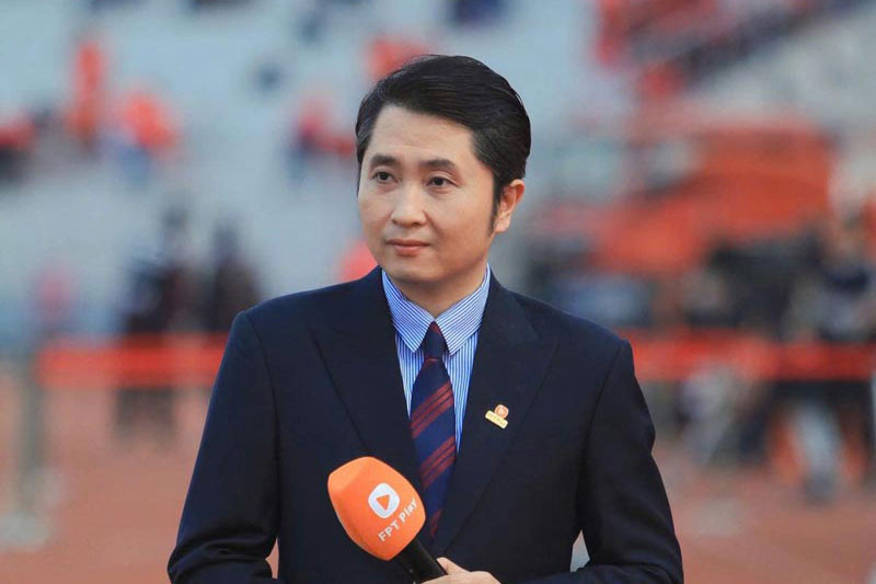 Commentator Hoang Hai. Photo: Character provided