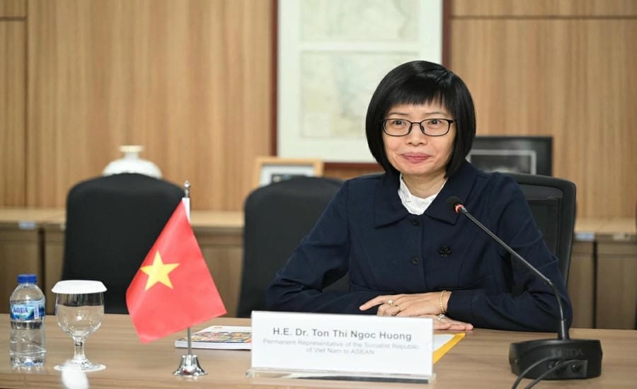 Ambassador Ton Thi Ngoc Huong - Head of the Vietnamese Delegation to ASEAN. Photo: Vietnam Permanent Delegation to ASEAN