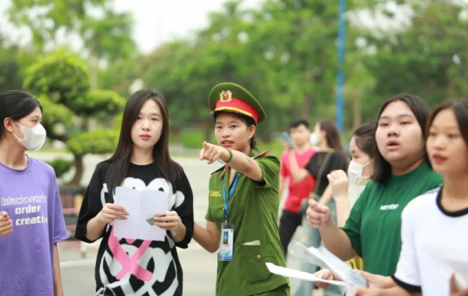 In 2026, the People's Police Academy enrolls 400 regular university targets for new recruitment for high school graduates. Photo: People's Police Academy