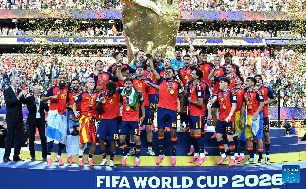 Spain wins World Cup 2026. Photo: Xinhua
