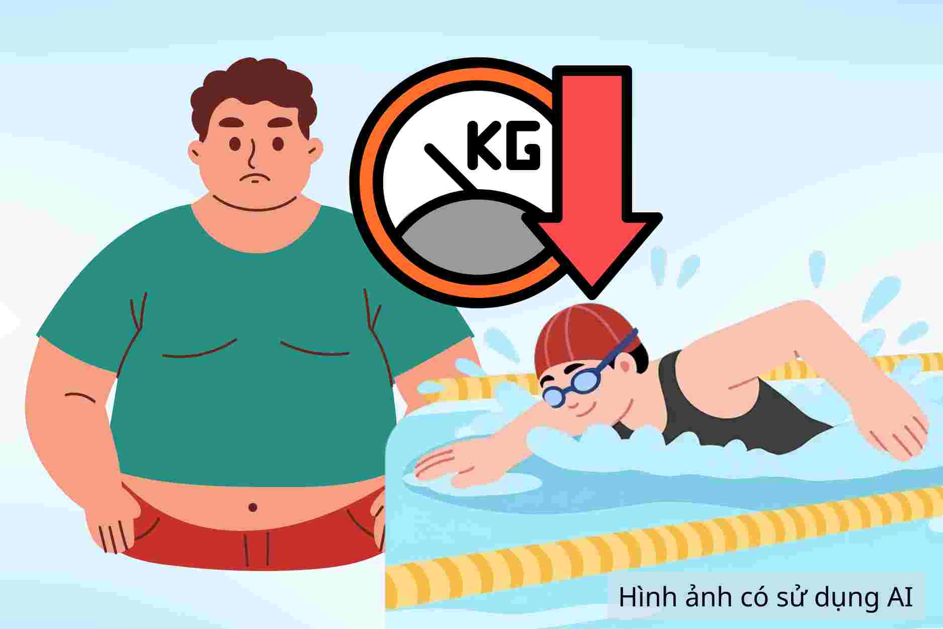 6 tips to help obese people swim safely and lose weight effectively