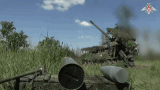 Russian artillery attacks Ukrainian stronghold in fighting. Photo: Russian Ministry of Defense