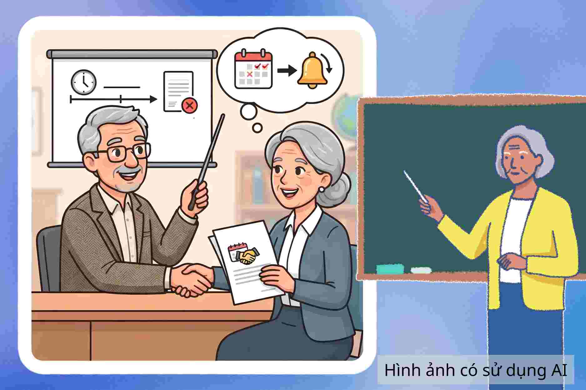 Rights of full-time contract teachers after retirement