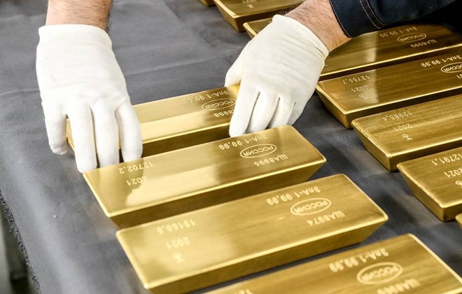Russia's gold reserves continued to decrease in the first half of 2026. Photo: TASS