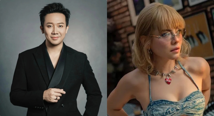 Tran Thanh praised singer TIA Hai Chau (right). Photo: Artist provided.