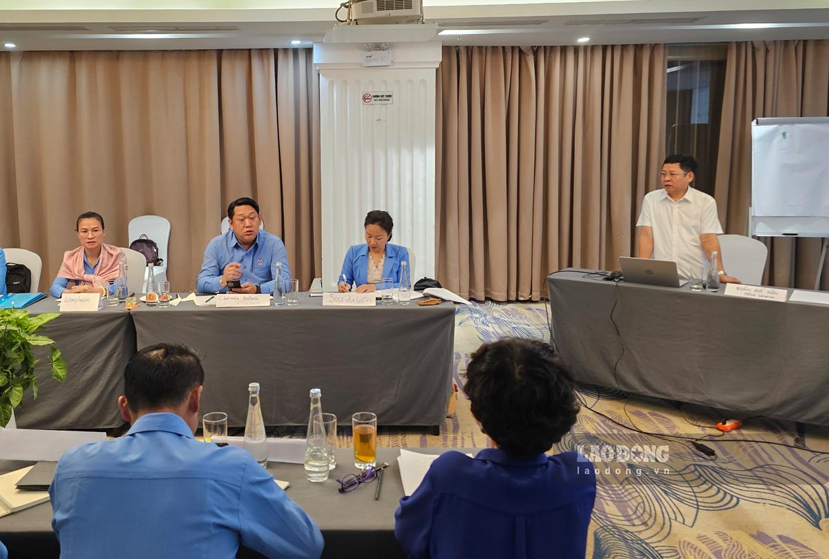 Scene of the training class. Photo: Doan Hung