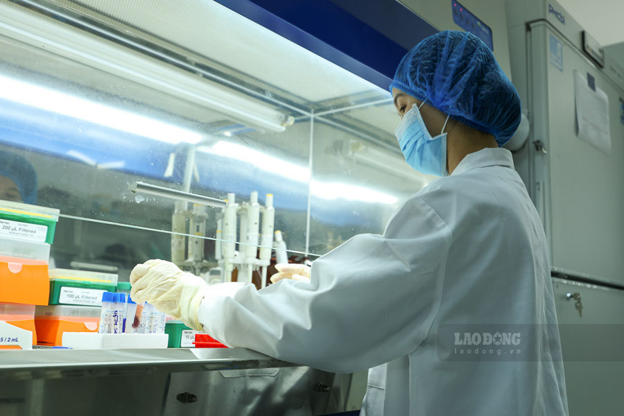 Inside the DNA Examination Center - where 6,600 martyr remains samples are being stored. Photo: Hai Nguyen