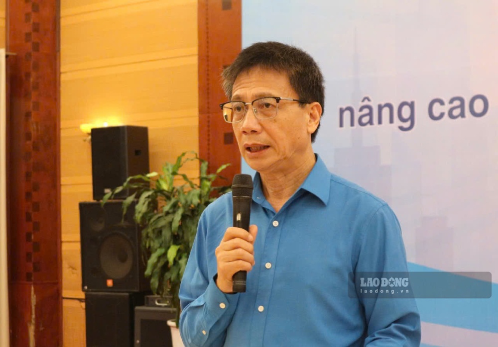 Ông Nguyễn Ngọc Ân - Chủ tịch Công đoàn Giáo dục Việt Nam. Ảnh: Quỳnh Chi