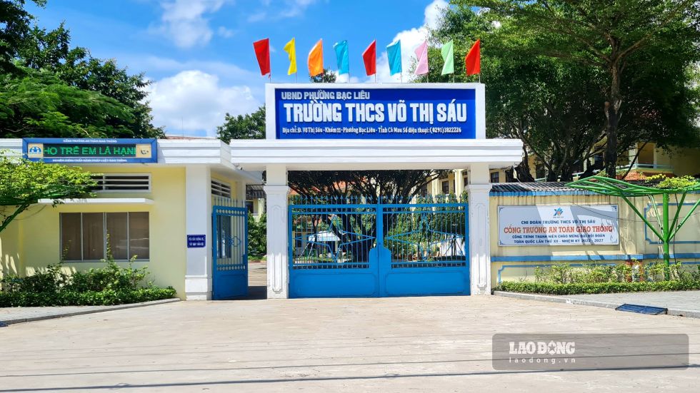 Phường Bạc Liêu, tỉnh Cà Mau có 7 trường THCS nên chưa biết có sắp xếp lại thành 1 trường hay không. Ảnh: Nhật Hồ