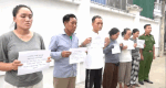 Rescuing a girl under 14 years old and 2 teenage girls who were tricked into being sold abroad to "become wives". Photo: Nghe An Provincial Police