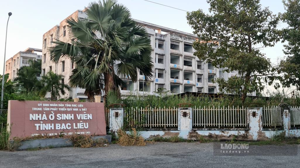 After many years of being abandoned, Bac Lieu Student Housing, Ca Mau is officially handed over to Bac Lieu University for management and exploitation. Photo: Nhat Ho.