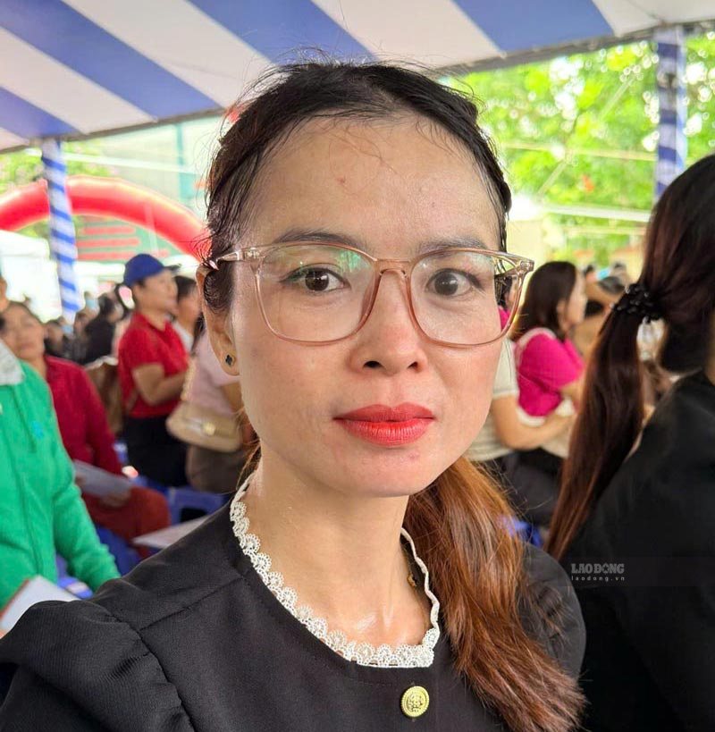 Chị Lê Thị Bích Lệ.