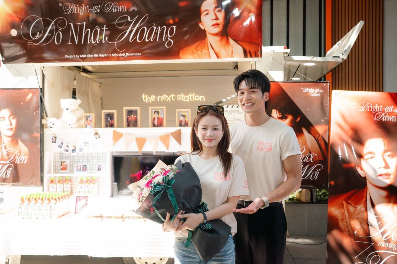 Cặp đôi kết hợp trong phim tình cảm mới. Ảnh: Đoàn phim cung cấp.