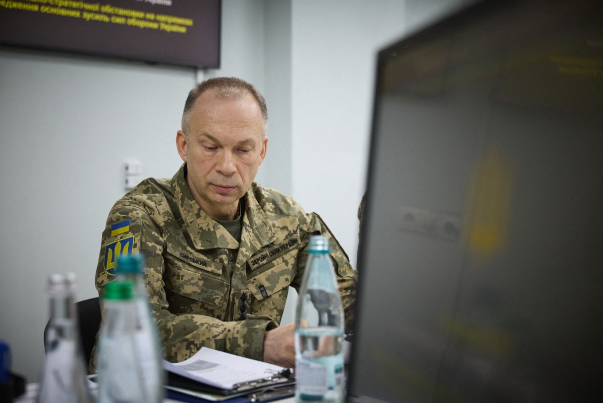 President Volodymyr Zelensky has dismissed Ukrainian Army Commander Oleksandr Syrsky (photo). Photo: AFP