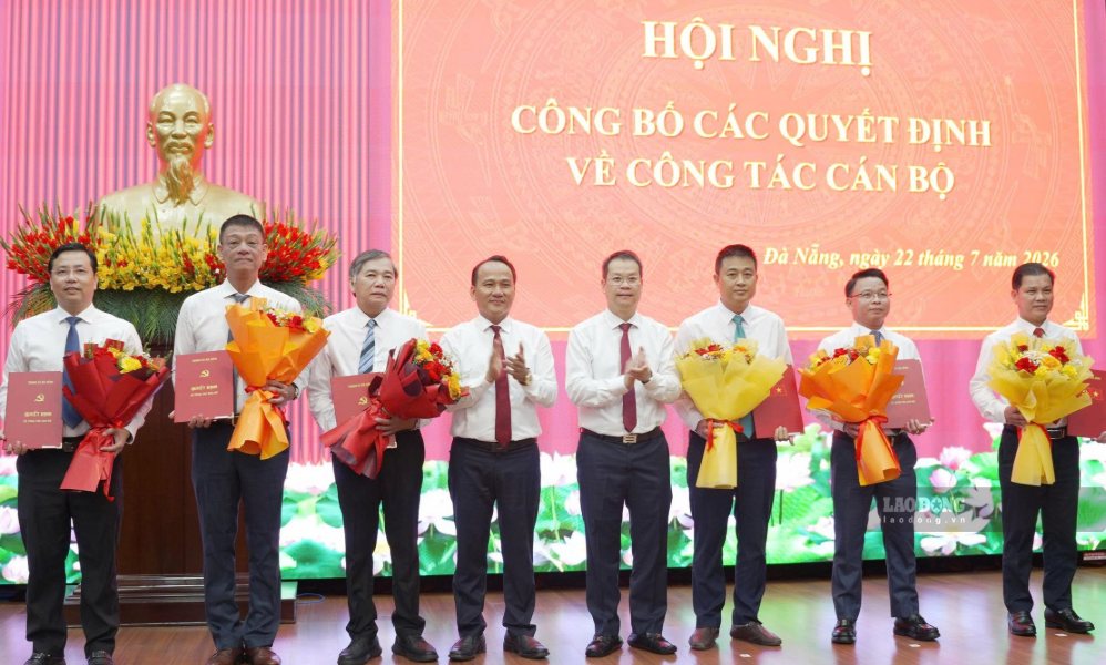 Many key positions in Party and government agencies in Da Nang have been changed in personnel. Photo: An Thuong