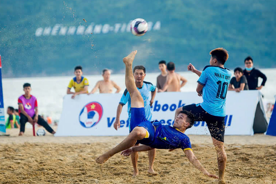 The 2026 National Beach Soccer Championship gathers 8 teams to compete. Photo: Organizing Committee