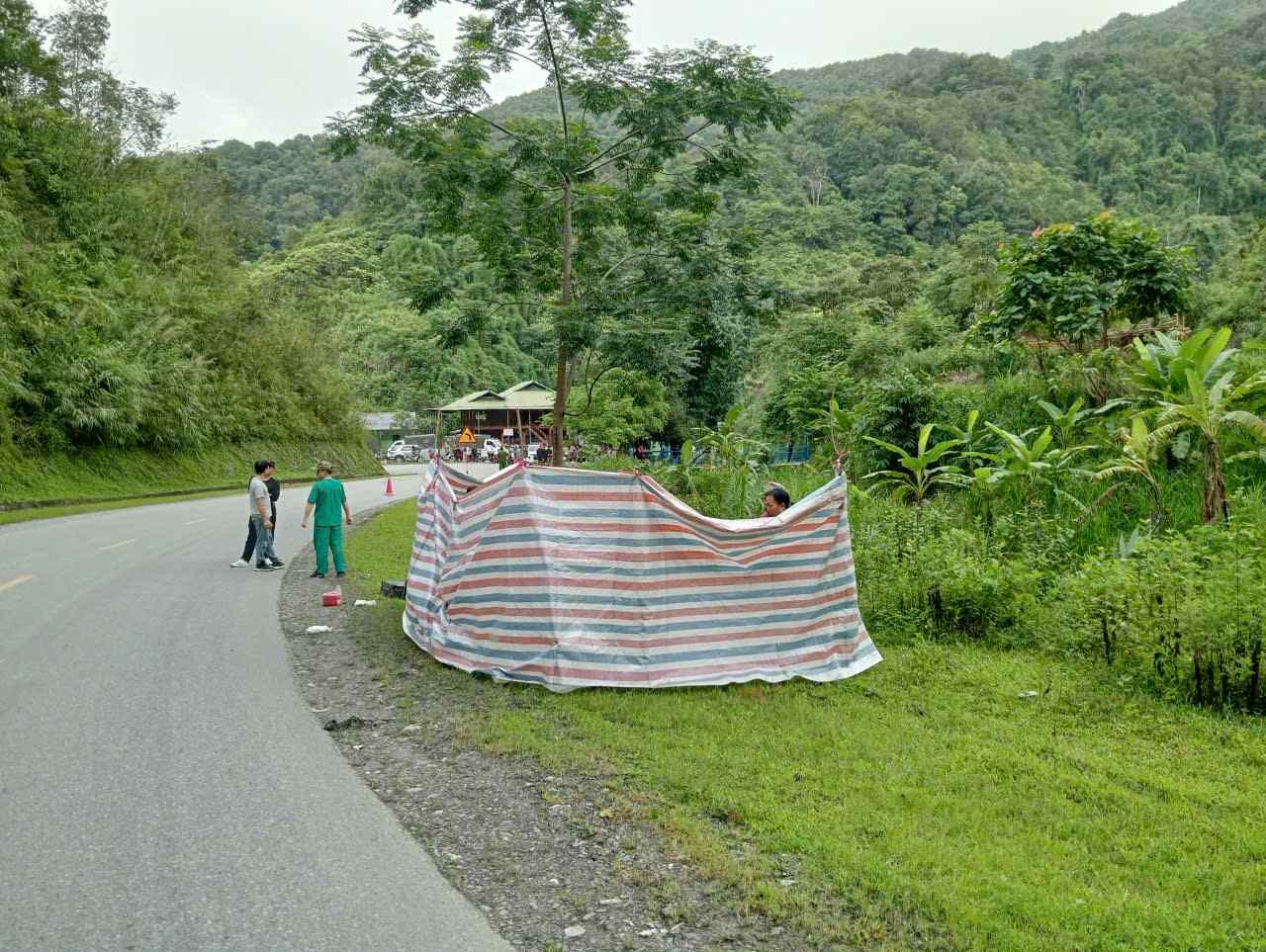 Scene of the accident. Photo: Road Joint Stock Company 226