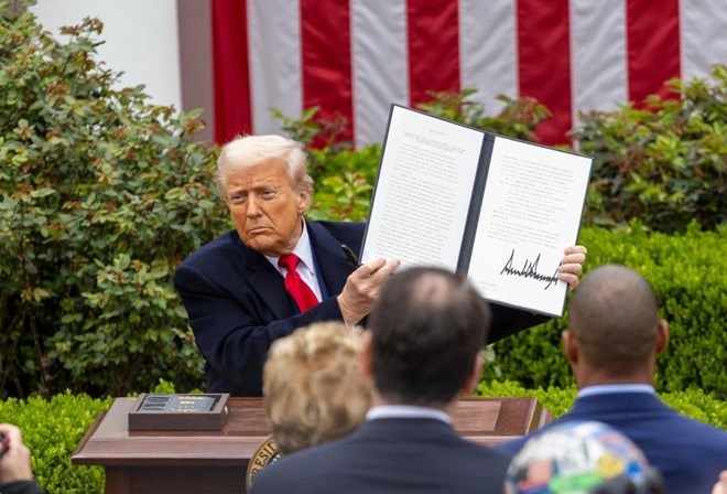 Se espera que la administración del presidente estadounidense Donald Trump proponga nuevos impuestos para docenas de países. Foto: Xinhua